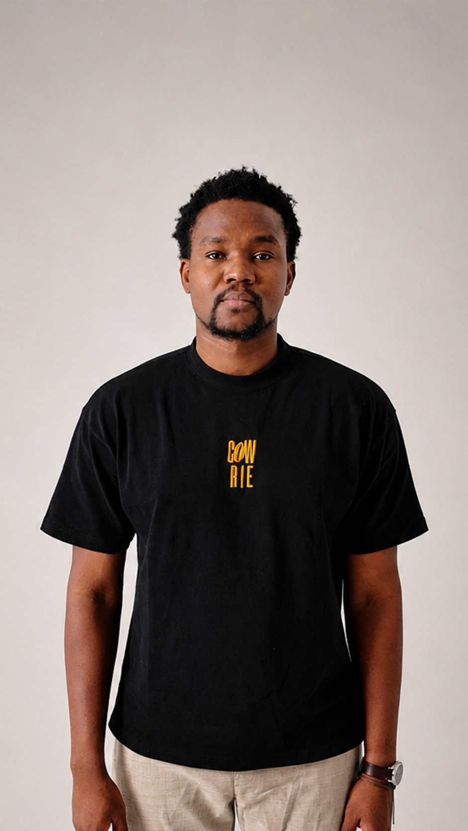 TEE MANIFESTO NOIR - Cowrie