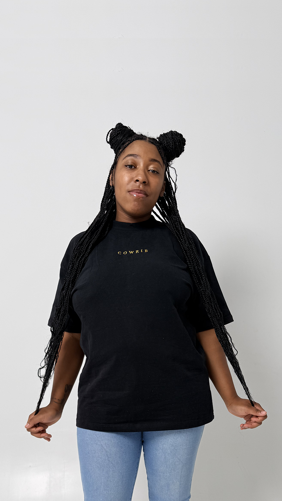 TEE WORDMARK NOIR - Cowrie