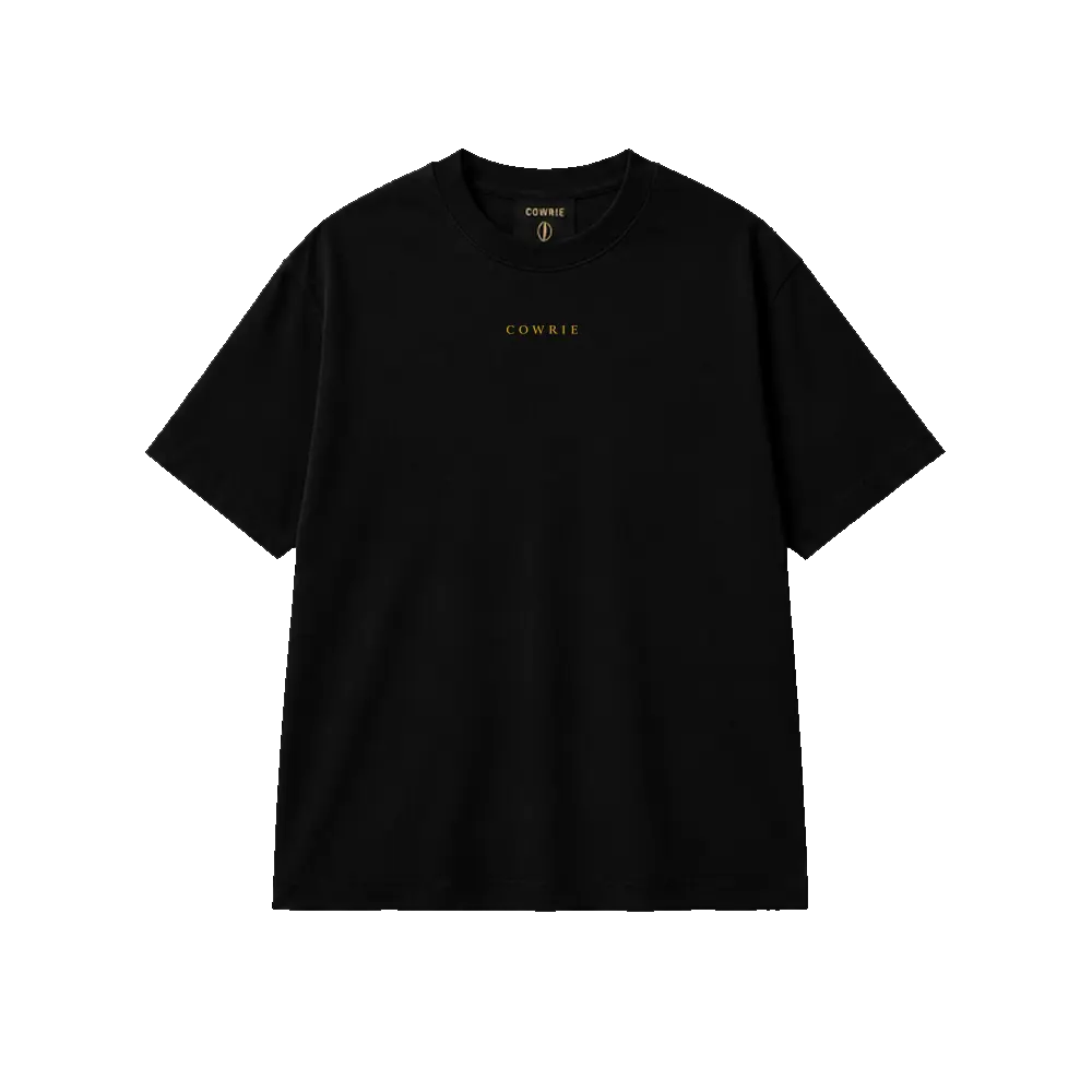 TEE WORDMARK NOIR - Cowrie